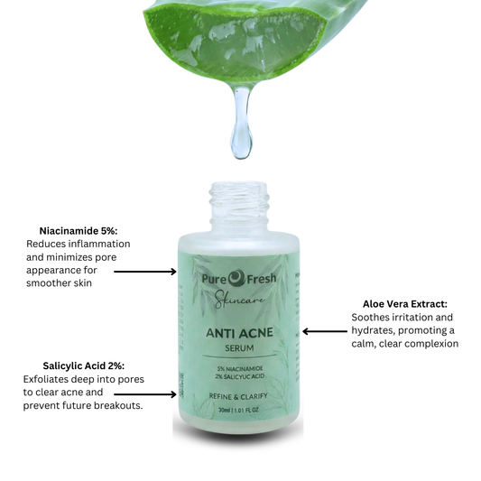 Pure O Fresh Anti-Acne Serum for Acne & Pimple Care