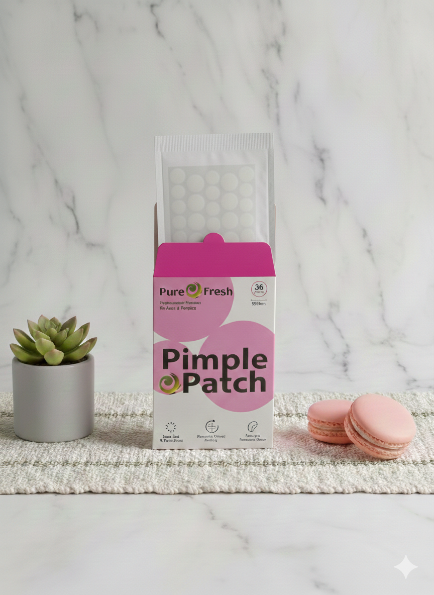Hydrocolloid Pimple Patches Travel Pack - 36 Invisible Patches