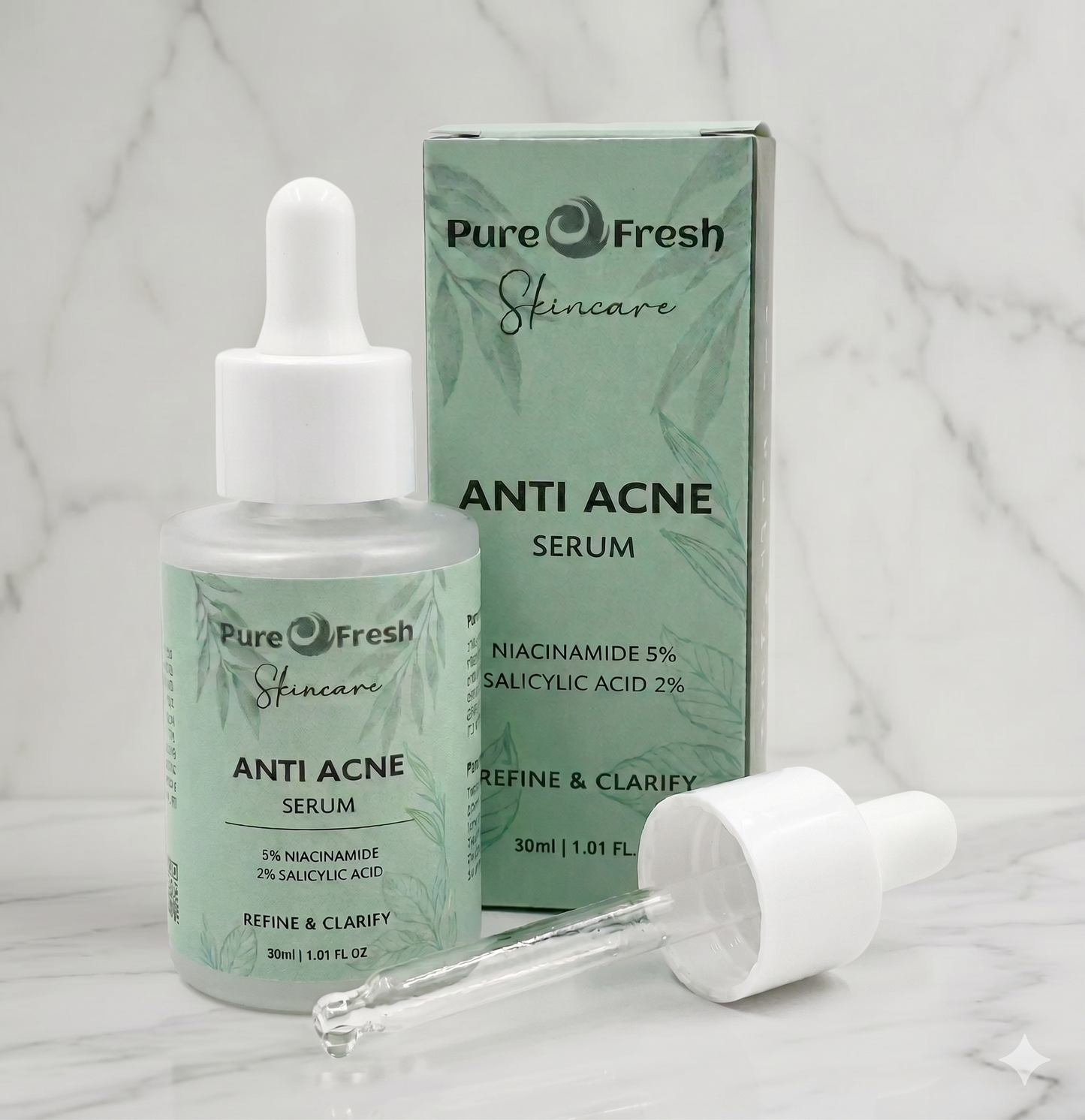 Pure O Fresh Anti-Acne Serum for Acne & Pimple Care