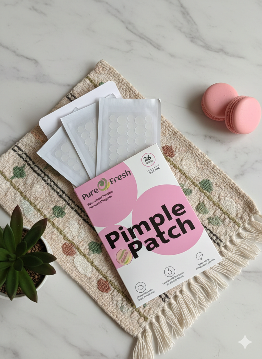 Hydrocolloid Pimple Patches Travel Pack - 36 Invisible Patches