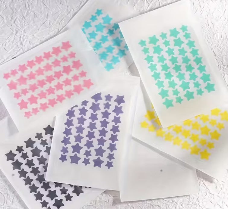 Pure O Fresh Cute Shaped & Colored Pimple Patches – Star & Heart Acne Patches