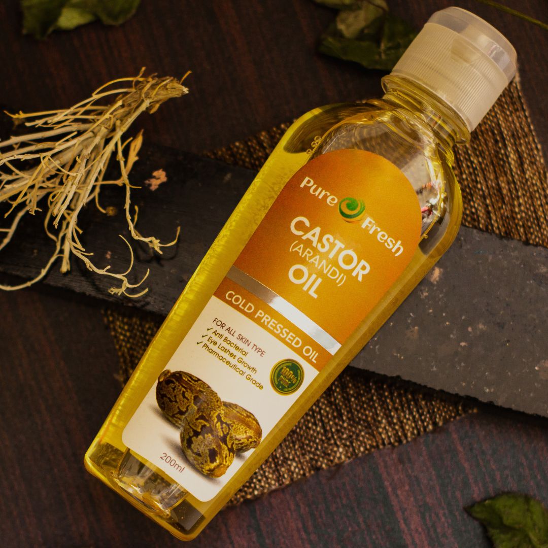 Pure O Fresh - 100% Pure Cold Pressed Castor Oil