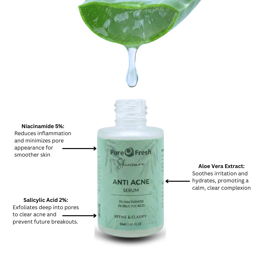 Pure O Fresh Anti-Acne Serum for Acne & Pimple Care