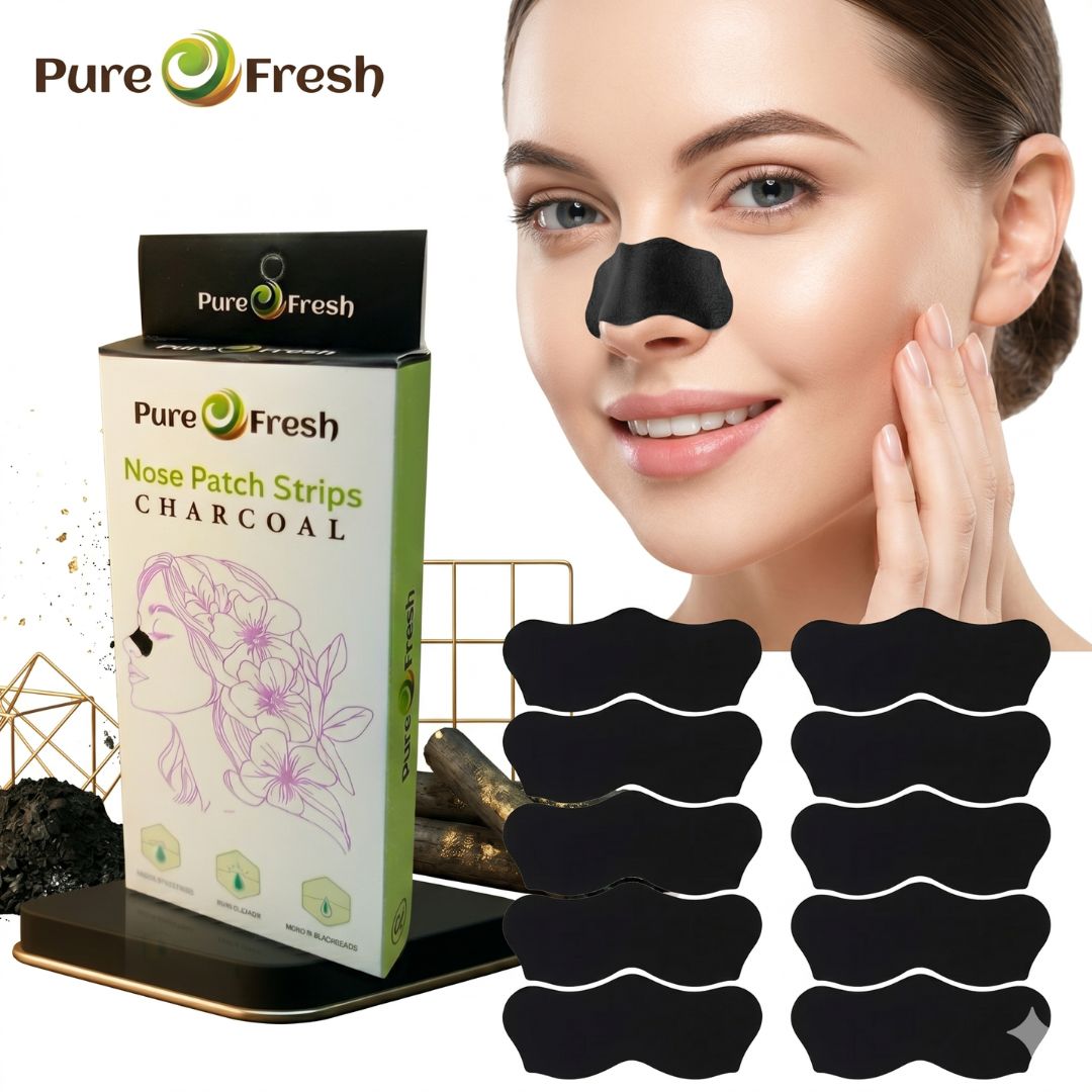 Charcoal Nose Patch Strips - Blackhead & Pore Cleansing Strips