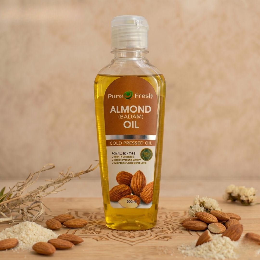 100% Pure Cold Pressed Almond Oil Pakistan - Pure O Fresh