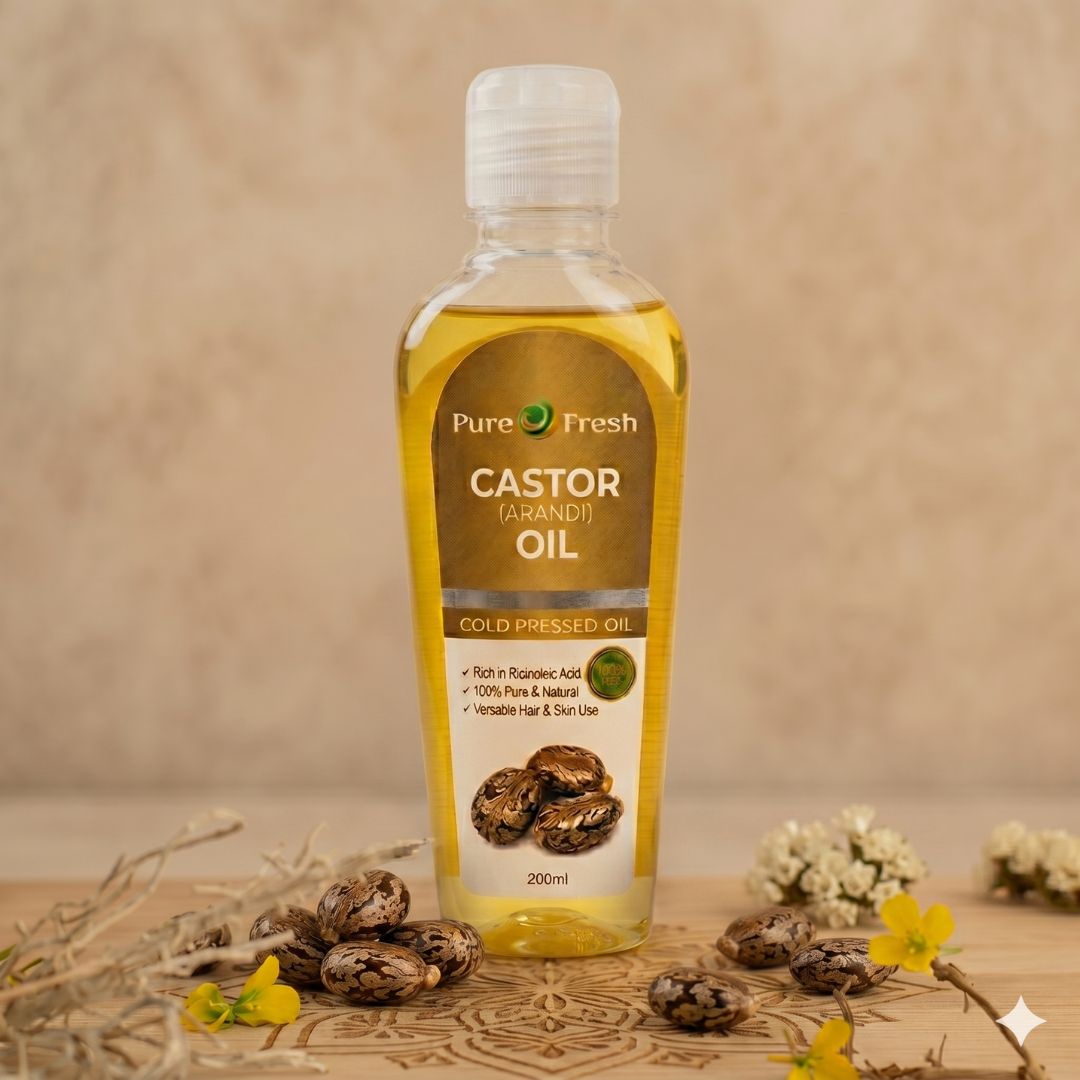 Hexane Free Cold Pressed Castor Oil Pakistan - Pure O Fresh