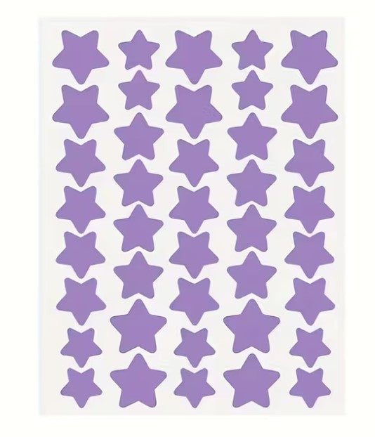 Pure O Fresh Cute Shaped & Colored Pimple Patches – Star & Heart Acne Patches